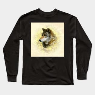 Wolf portrait Long Sleeve T-Shirt